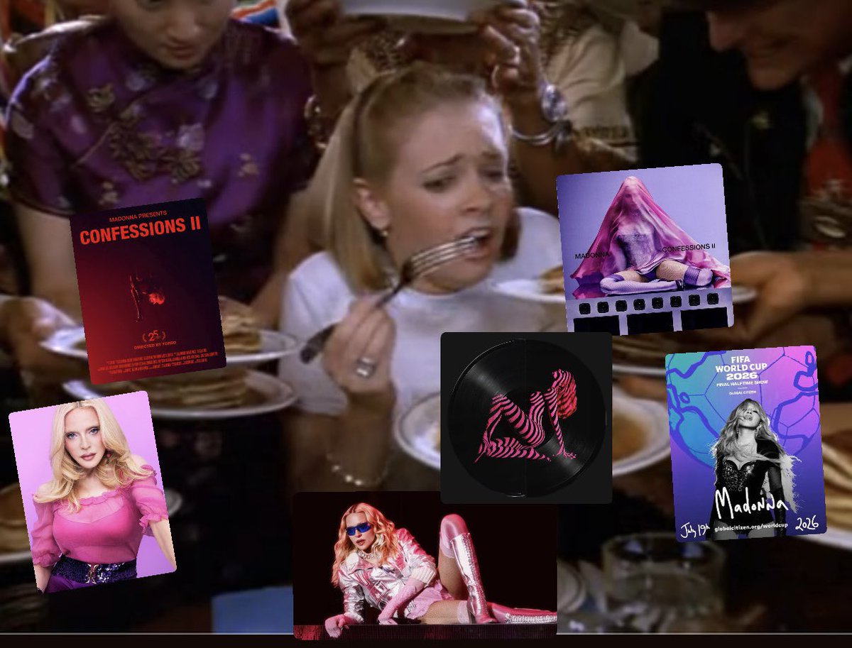 iconer1983's tweet photo. Madonna fans! We are feasting!! 💜🩷 https://t.co/crXPWYWVgl