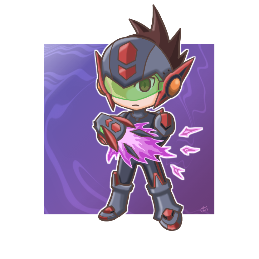 maruchu3's tweet photo. ダークSSロックマンを描きました🦇
流星にはダークが登場しないので、ロックマンブライのノーマルverのイメージで、絆の相反はやはり無頼かなと「ぼくはぼくだけを信じる」(二次創���) https://t.co/MnhXuntMtf