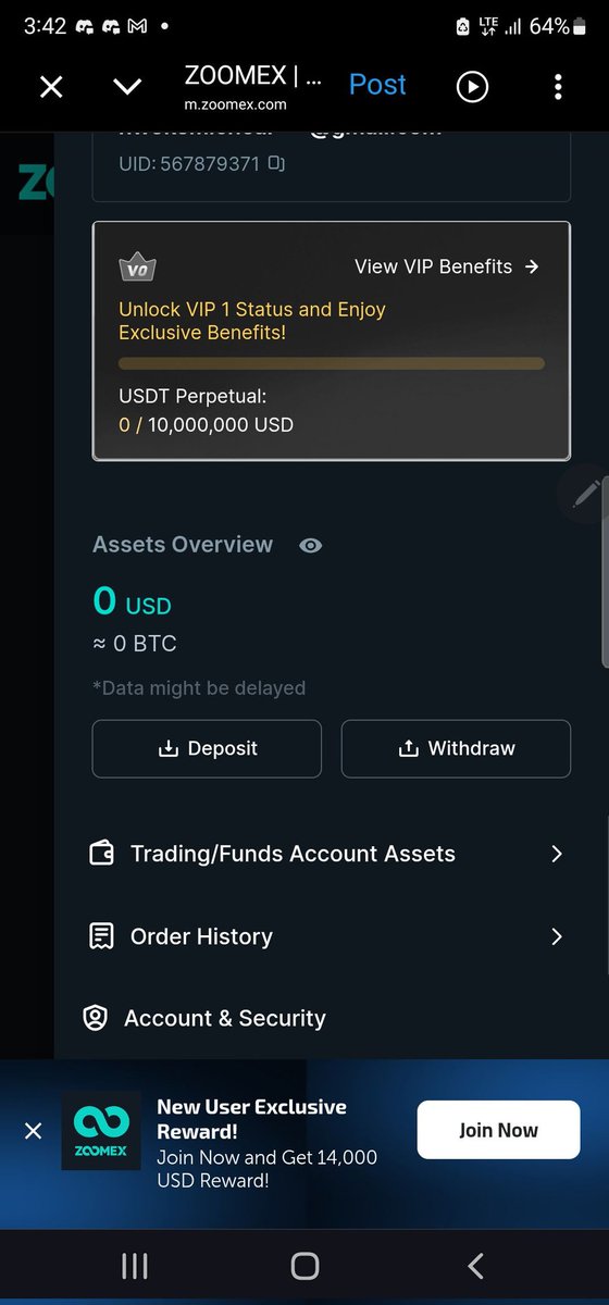 CryptoA35810's tweet photo. @ZoomexOfficial Just got on board 👌 

567881385 https://t.co/wJ39dTc1xu