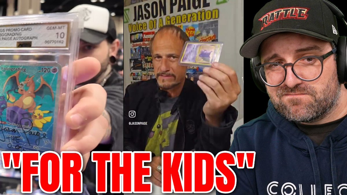 RattlePokemon's tweet photo. New Video! Jason Paige Pokemon Card SCAM Allegations Looks Bad on Everyone Involved
https://t.co/h28N88dRI9 https://t.co/ww9m1qXet4