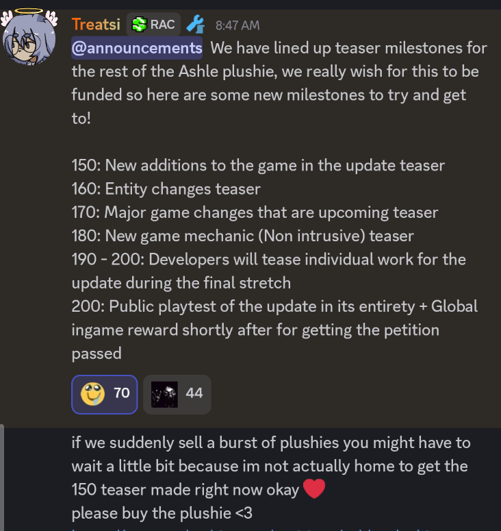 BIASTNEWS_'s tweet photo. HELLO EVERYONE!
WE HAVE THE REWARD LIST FOR THE ASHLE PLUSHIE!
https://t.co/ZjsbATj9S8
#BIAST #BIASTSWEEP
PLS HELP US!!! https://t.co/RdIPEGaePa