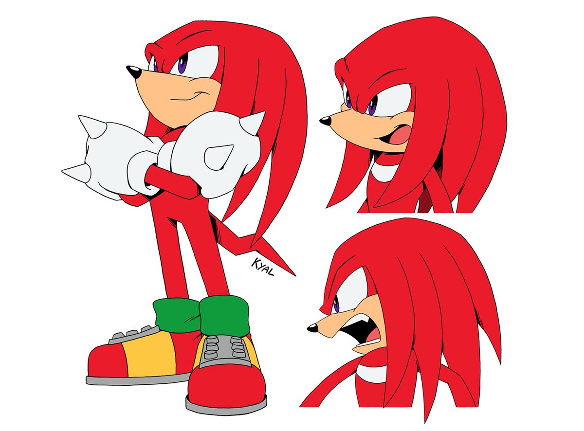 kyalbrownart's tweet photo. &amp; Knuckles https://t.co/n8Np86oF4k