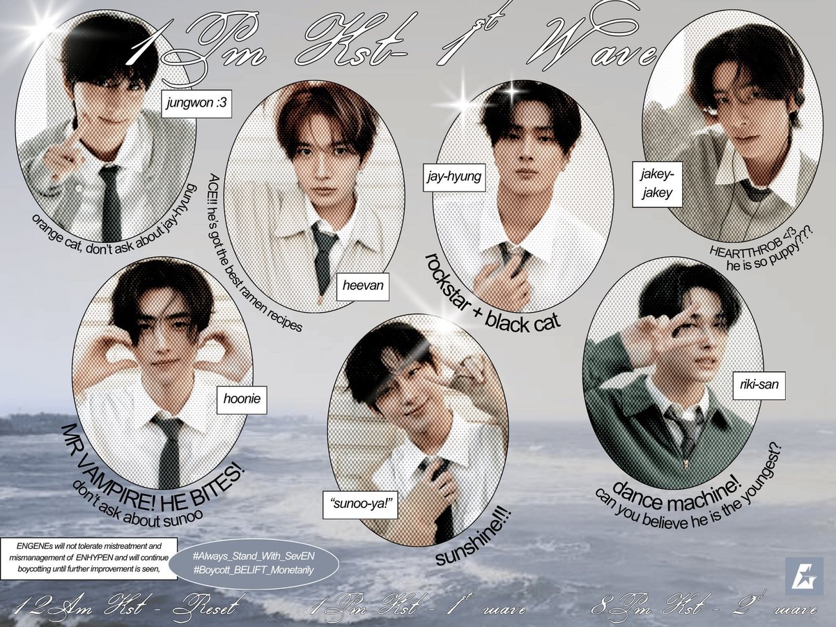 W0NDAZED's tweet photo. 1st wave is here. Drop the TAGS! 🤍

ENGENEs will not tolerate mistreatment and mismanagement of ENHYPEN and will continue boycotting until further improvement is seen.

#Always_Stand_With_SevEN
#Boycott_BELIFT_Monetarily https://t.co/gC3Azfm201
