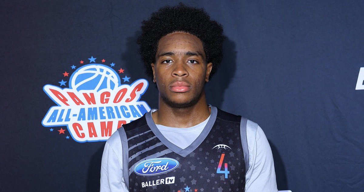 jakeweingarten's tweet photo. Top-30 ‘27 prospect Micah Gordon continues his emergence with a Co-MVP outing at Pangos All-American &amp; standout EYBL showings. 

He talked recruiting with @Stockrisers; WVU, VCU, Maryland, + new schools in the mix including Mich State, Rutgers, more.

🔗: https://t.co/kkVbL0CWTe https://t.co/HubigcHov6