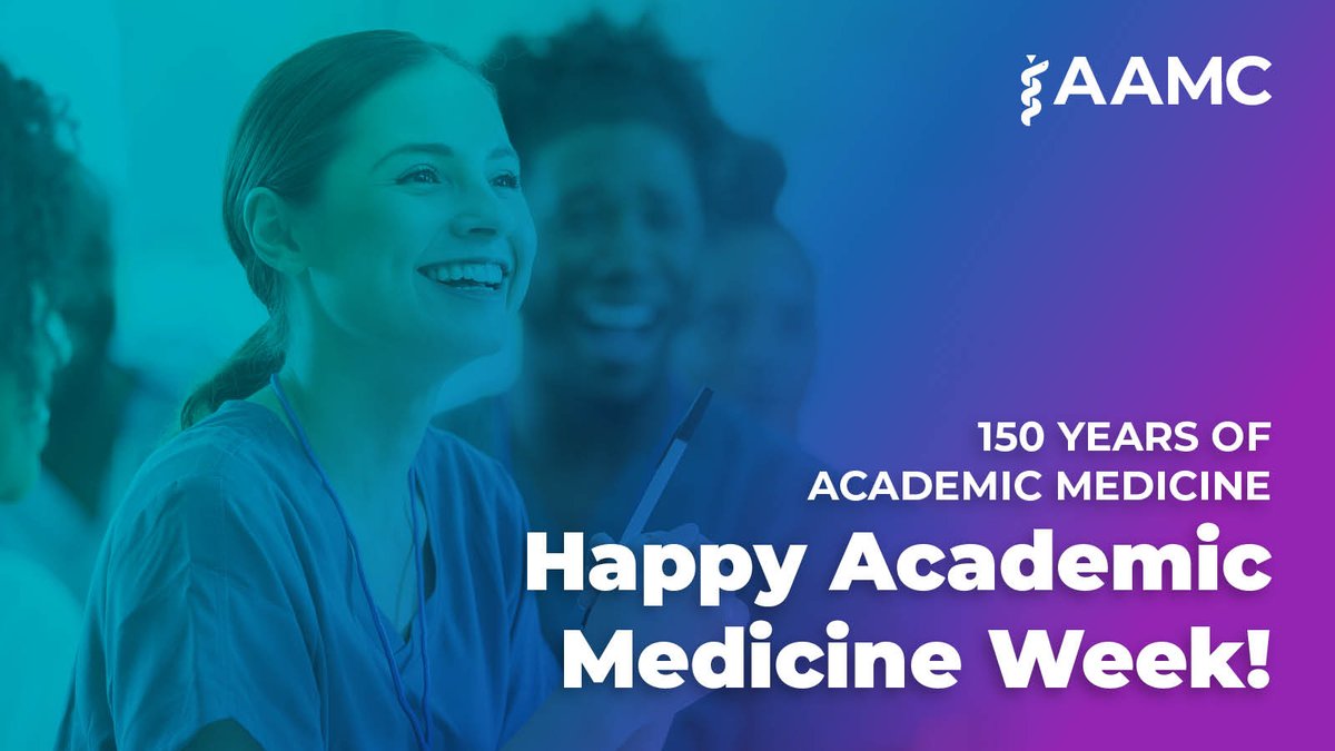 MedicalCollege's tweet photo. It’s Academic Medicine Week! We are proud to celebrate the academic health systems, teaching hospitals, and medical schools that are transforming the lives of Americans every day. #StartsInAcademicMedicine #WorksForAmerica https://t.co/pokfJijZ8o