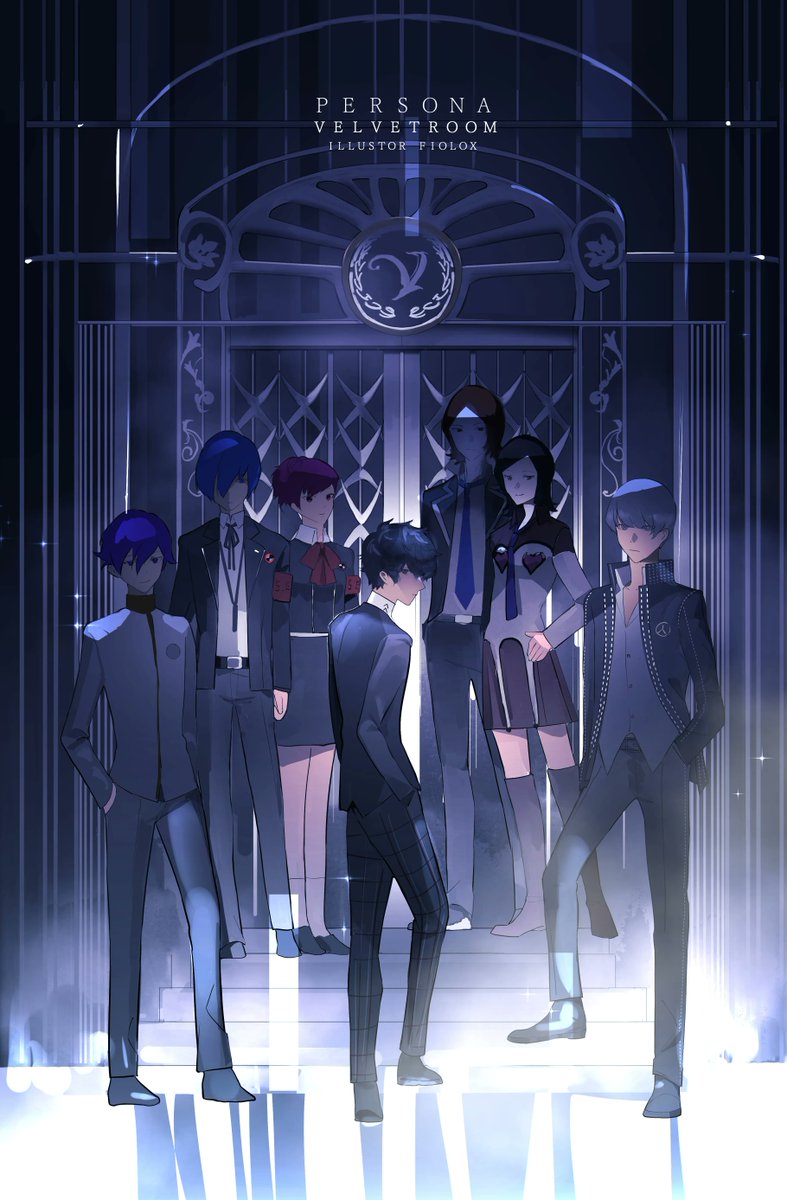 ArtShareHQ's tweet photo. 🎭 Fan art / Persona · "Velvet Room Reunion"

— Fiolox https://t.co/43ZH6uOGsj