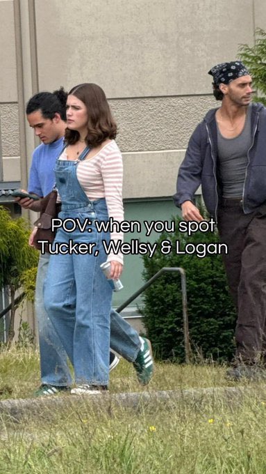certifiedpari's tweet photo. you know a fandom is turning toxic when the first photos from the offcampus season 2 set drop and instead of being excited, people are losing their minds over my beautiful hannah’s clothes 😭 like what is actually wrong with you people? https://t.co/NZu9cmeHM1