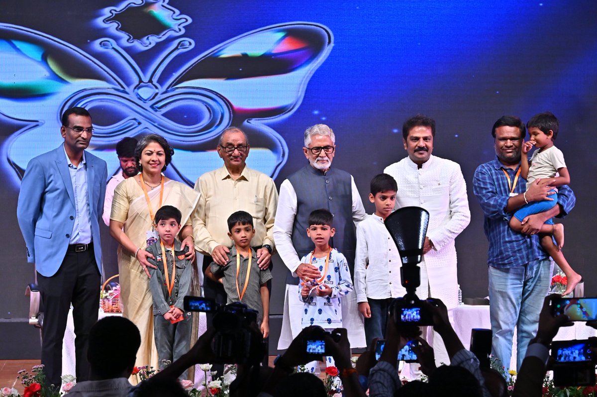 LionKiron's tweet photo. Deeply moving day at the "Autism and Beyond" State Level Conference of ASD!

The Brahmakumaris Global Peace Auditorium in Gachibowli was filled with immense hope, learning, and solidarity as we brought together over 2,000+ parents, institutions, and medical experts to navigate the spectrum of possibilities.

A heartfelt thank you to our esteemed guests Sri M. Murali Mohan Garu (Indian actor, producer, politician, and philanthropist), Sri Raja Ravindra Garu (Indian actor and producer), and Dr. K. Shilpi Reddy Garu (Clinical Director – Obstetrics & Gynaecology, Fertility Specialist, High-Risk Pregnancy Care, Minimal Invasive Surgeon & Robotic Surgeon) who graced the occasion, shared their wisdom, and lent their powerful voices to the cause of Autism.

We also extend our warm gratitude to our wonderful Masters of Ceremony, Ms. Swapna and Mr. Simha, for beautifully anchoring the event.

Thank you for your invaluable support! From critical discussions on early diagnosis and educational strategies to family empowerment, this is just the beginning of a larger movement. Swipe through to see some of the beautiful captures from the day!

#AutismAcceptance #InclusionMatters #AutismAndBeyond #DrKironAutismMission #SuchirindiaFoundation #LionDrKiron