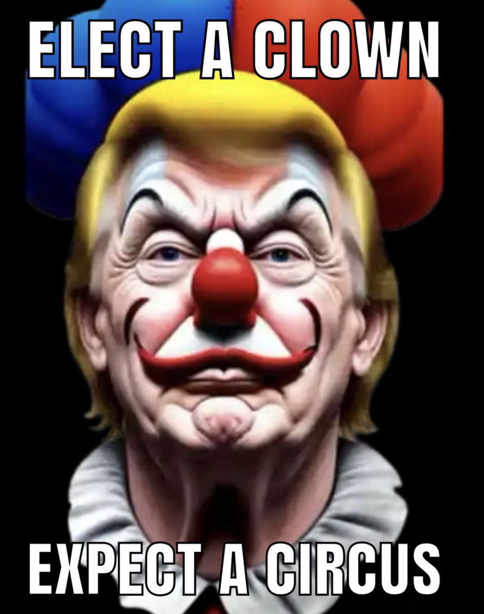 LucyA18792319's tweet photo. @cwebbonline Is what happens when a clown in in charge https://t.co/ltQp1fVPT9