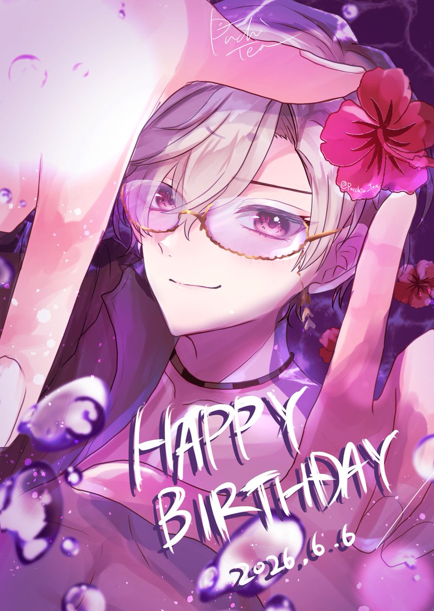 Pucchin_Tea's tweet photo. お誕生日おめでとう🎊(遅刻)
スプのギャルらばさん好き〜〜🌺 https://t.co/rQcw1GBT9F