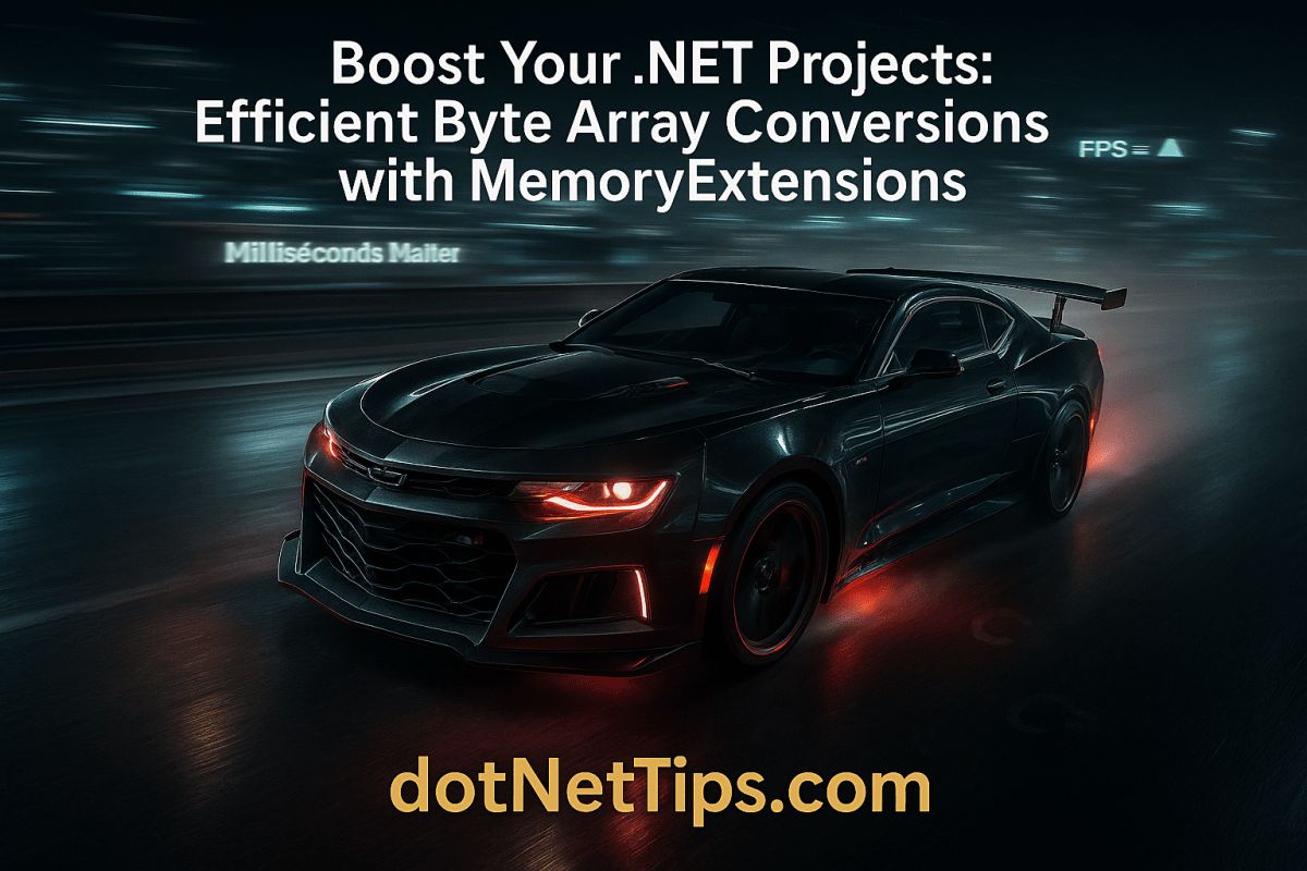 realDotNetDave's tweet photo. π Boost your .NET 10 projects with faster, allocation-free byte array conversions! Learn how to write cleaner, high-performance code for real-time data and binary processing.
#dotnet #dotnet10 #CodePerformance #RockYourCode
https://t.co/adf8cx8ki1 https://t.co/EOlIabTJr0
