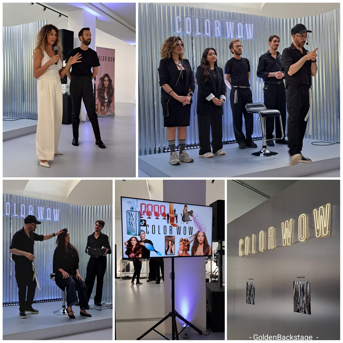 GoldenBackstage's tweet photo. L'Oréal Prodotti Professionali lancia in Italia il brand di hairstyling #ColorWow. La comunicazione del brand, rivolta primariamente alla #GenZ, passerà per i canali social, in particolare Tiktok e Instagram 
#dreamcoat
#haircare https://t.co/LOjV93TzxR https://t.co/42Kk34awRN