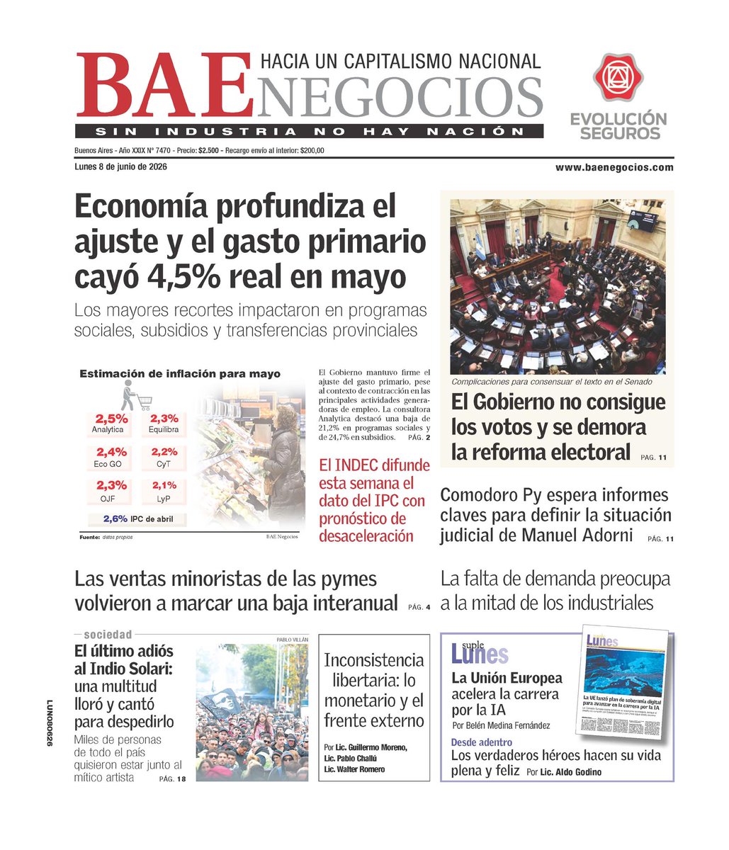 CVAMedios's tweet photo. Tapas! @Cronistacom @BAENegocios @elDiarioAR https://t.co/eRRP0mLHCf