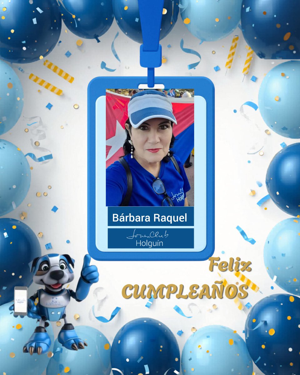 ComputadoraJc's tweet photo. Es lunes y tenemos otra oportunidad para un nuevo comienzo y nuevas esperanzas. Lo importante es no perder la fe y mantener la mente positiva. Y celebrando el cumpleaños de nuestra Directora Provincial @BasterBarbara 
#FelizCumpleaños 🎉
#JovenClubTeConecta #HonorHolguinero https://t.co/991bJAx9hI