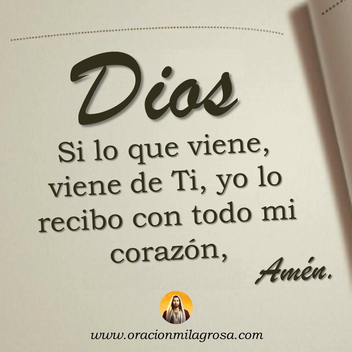 oracion_milagro's tweet photo. Amado Dios, lo que Tú dispongas para mí, es lo que quiero recibir 🙏 https://t.co/GS7zzrXQ1f