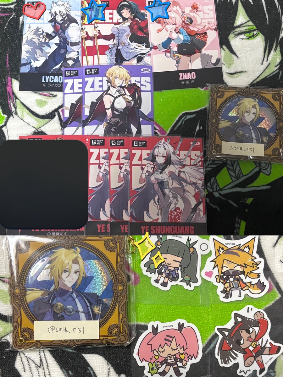 交換 譲渡 ゼンレスゾーンゼロ ゼンゼロ ブロマイド L版 ファミマ