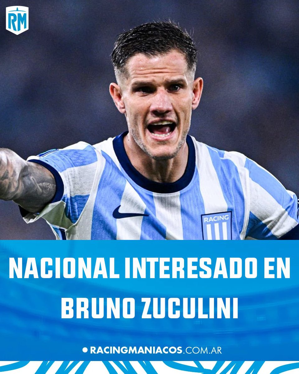 RacingManiacos's tweet photo. ¡ATENCIÓN! ⚠️

👉 #Nacional 🇺🇾 está interesado en Bruno Zuculini para reforzar su mediocampo. 

ℹ️ El mediocampista de #Racing tiene contrato hasta fin de este año. https://t.co/ZIUK7rVdkN