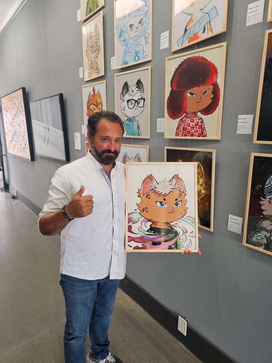 MortalsHQ's tweet photo. We are delighted to announce the acquisition of one of the Mortals art pieces featured in the Mortals exhibition at GGLB galleries.

This sale marks another meaningful milestone for our IP and reflects the growing appreciation for Mortals art among collectors. 

Our sincere thanks to the collector for recognizing and supporting artistic excellence.