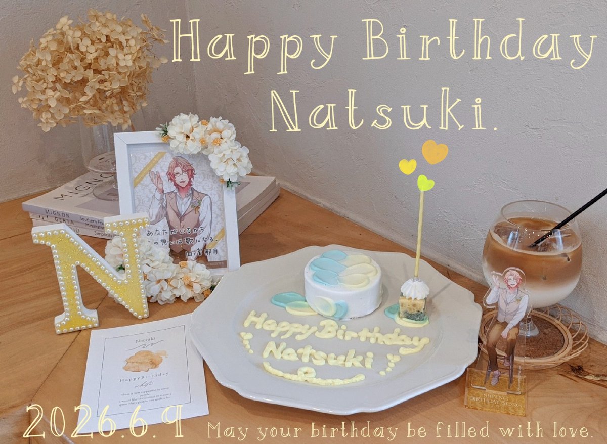 riririmomo's tweet photo. ｡*ﾟ+Happy Birthday｡*ﾟ+

大好きだよ.｡*♡

#utapri_natsuki_BD2026 https://t.co/hfg0vPFmYe