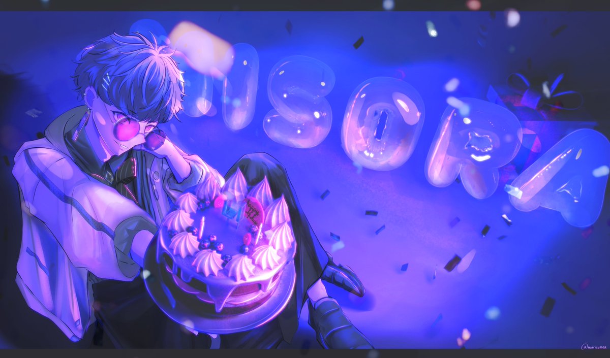 marizumen's tweet photo. 三宙誕生日おめでとう！💜💜💜
#浮石三宙誕生祭2026 https://t.co/O87VhGB9LX
