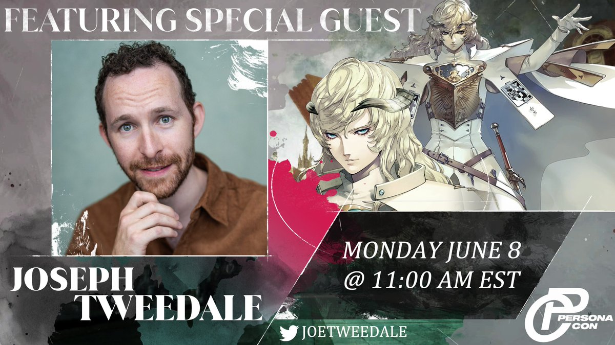 ThePersonaCon's tweet photo. @JoeTweedale 's Q&amp;A Panel is live now on the twitch!
Come learn about the iconic king himself! 
https://t.co/OmrXaVHXJi https://t.co/QcQHCfnvqD