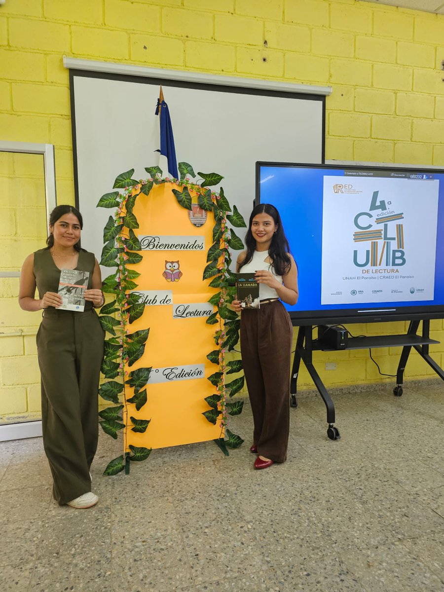 editorialUNAH's tweet photo. Inauguración de la cuarta edición del Club de Lectura UNAH El Paraíso | CRAED El Paraíso.
.
.
.
#EditorialUNAH #LaNuevaHistoriaSigue #AñoAcadémico2026 #UNAHCampusElParaíso https://t.co/IGifA1OT2W