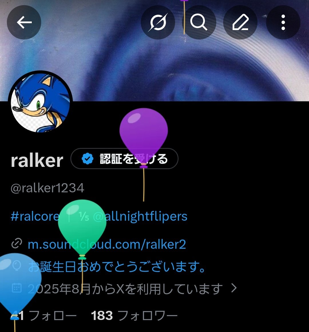 ralker1234's tweet photo. Birthday! I turned 18💙 https://t.co/agkK3kW4WY
