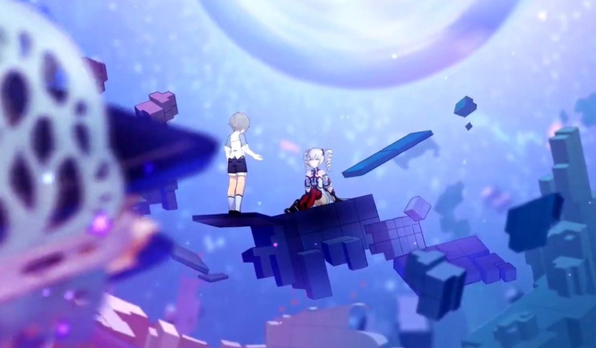 MillenaryHeart's tweet photo. Lors de l'exploration de la Mer de Quanta, un monstre contenant la gemme apparaît devant Bronya et ses sœurs. Alors qu'elles le contiennent, Theresa déploie la pleine puissance de son armure Chevaleresse de Sang, faisant fuir le monstre
Mais Bronya le poursuit !
#HonkaiImpact3rd https://t.co/4nwgn4NiEt