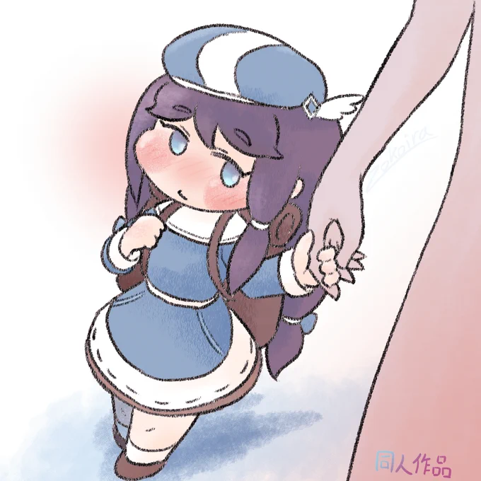 #トリッカル #트릭컬 クリスタ練習マヨ クレヨンとか使ってみたけど普通にペンで描いてもよかったかな…