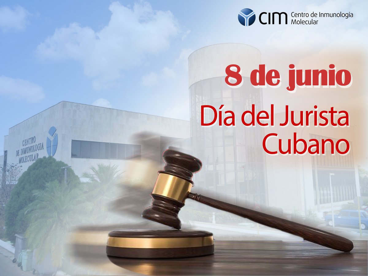cim_cuba's tweet photo. En el #DíaDelJurista, recordamos su rol clave en el #CIM. Nuestro objeto social solo es posible gracias a un marco legal sólido. 30 años de trayectoria con patentes, ensayos clínicos y alianzas globales. Ciencia con justicia. 🇨🇺⚖️🧪#cuba https://t.co/Q344M9k1qw