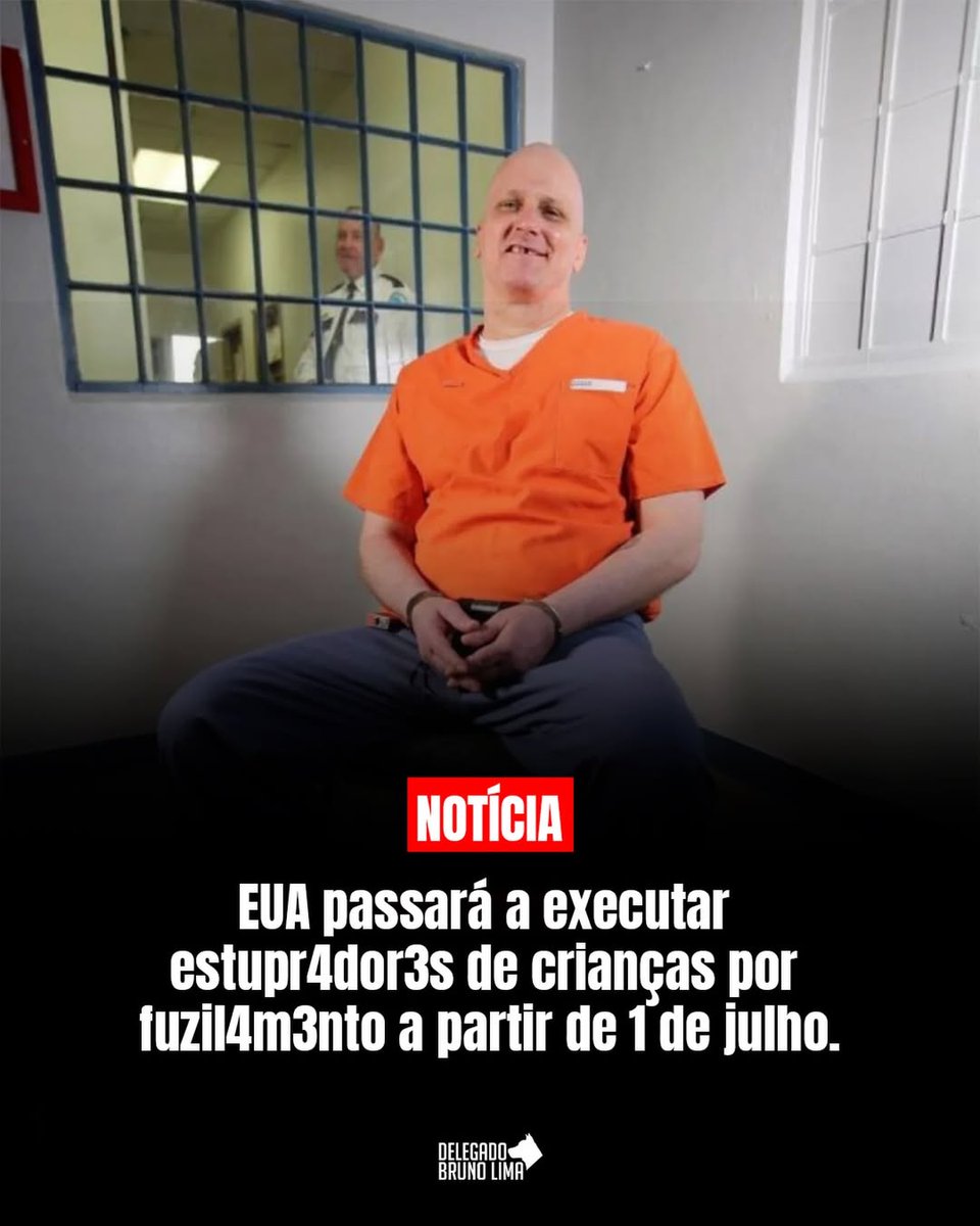 del_brunolima's tweet photo. VOCÊ CONCORDA COM A PENA DE MORT3 NESSES CASOS? 🤔

Quem comete crimes contra crianças e outros vulneráveis merece enfrentar as punições mais severas.

Por isso, apresentei projetos de leis para endurecer essas penas em nosso país, incluindo a PRISÃO PERPÉTUA!! 👊 https://t.co/J5VbGHmEpM