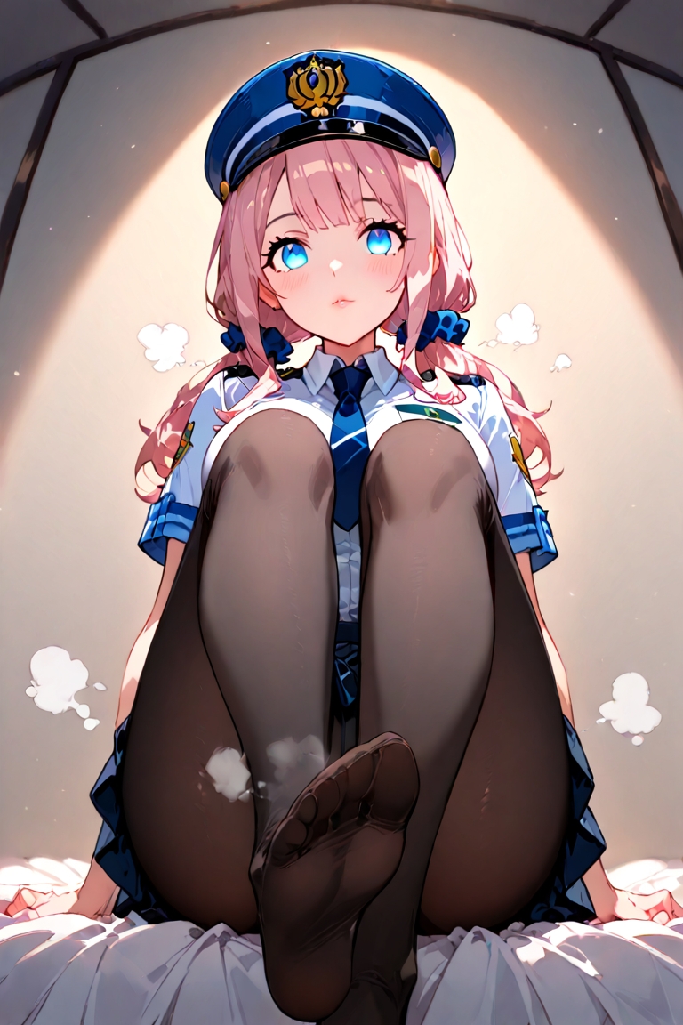 shia_aiart_947's tweet photo. おはしあ～
海上保安官の朝はもうムレムレさん💕
#しあタイツ #AIイラスト https://t.co/til69FF5Ny