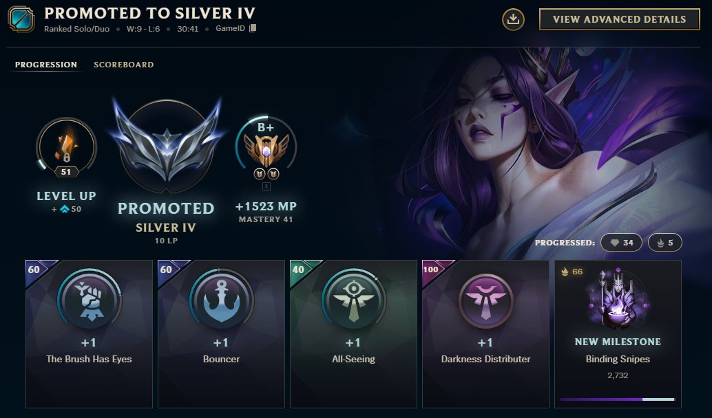 Aggroknight62's tweet photo. Today, on 8th June 2026, I broke through the one barrier I was unsure of. I made it to Silver IV.
Here's the clip of the last moments of the winning game:
https://t.co/izhkf1czXW https://t.co/xnJvdGvwt6