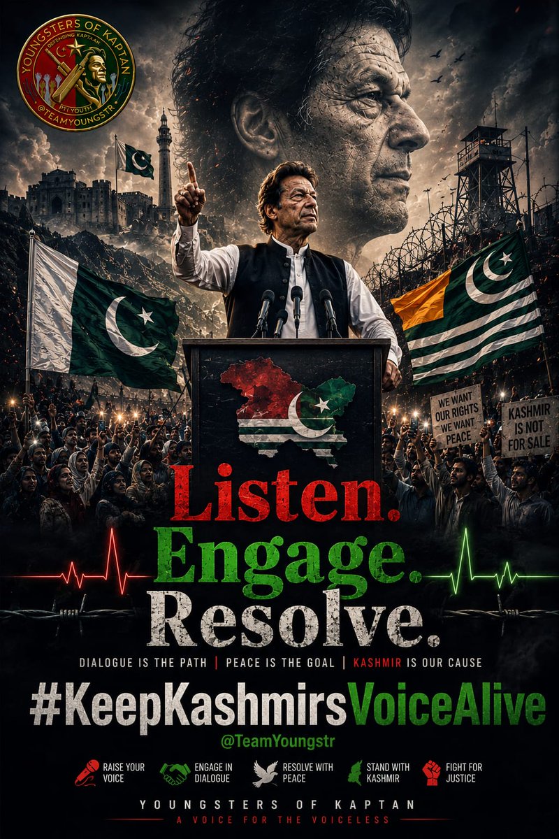 haadbutt_'s tweet photo. عمران خان نے بھی ہمیشہ اس بات پر زور دیا کہ مسائل کا حل جبر سے نہیں باہمی بات چیت سے ممکن ہے۔ 
#KeepKashmirsVoiceAlive 
@TeamYoungstr https://t.co/AakYJpxIoH