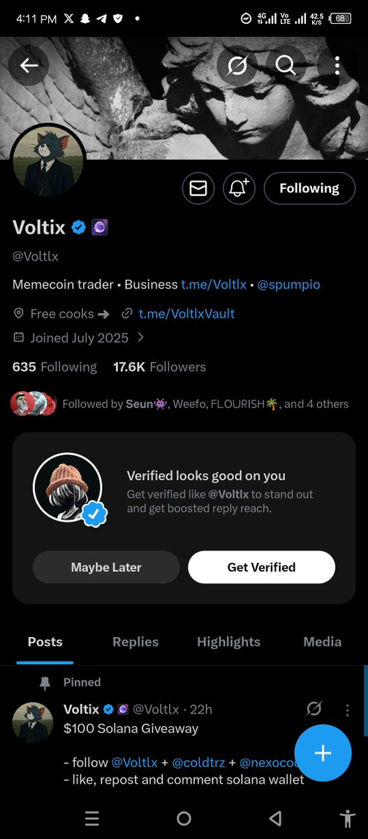Tobeox's tweet photo. @Voltlx @coldtrz @nexocooker 32RnXoW9dkvkBYZXWjm45j9qpcz63mZUZAkWjD5vTK4B

Manifesting https://t.co/eAaEM3hxJB