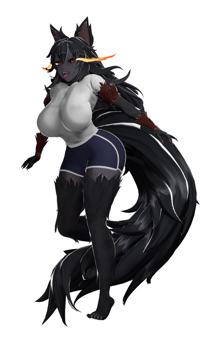 BaloonyBoi's tweet photo. Hellhound - Monster Girl Encyclopedia
3D model is released for download.

Schedule is crazy and still crazy next 2 weeks. Anyway..
Go try it out.
https://t.co/2gaSh3LF7P https://t.co/CGfTbqxUtU
