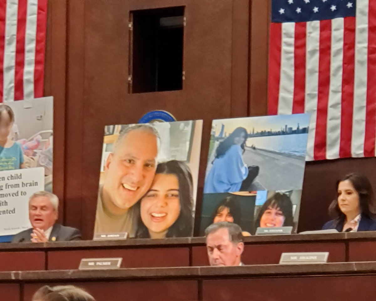 angeldadjoe's tweet photo. This was the hearing that amplified Katie’s death.

I sat just feet away from @GovPritzker as he completely ignored and disrespected her memory. 

Not one Democrat on the oversight committee, or anywhere else in that room, said a word to our family. 

Most spent their time attacking Trump instead.

Zero principle. 

Because if Trump were a Democrat, many of these same voices would likely hail him as a savior and the greatest president ever. See Maine. 

That is the sad reality of modern politics: no consistency, no humility, no concern for the families destroyed by the consequences of these policies.

Katie paid the price for that.

It is an awful way to live your life, and an even worse way to govern when your decisions devastate innocent families like ours.

@GovPritzker say her name. Katie.