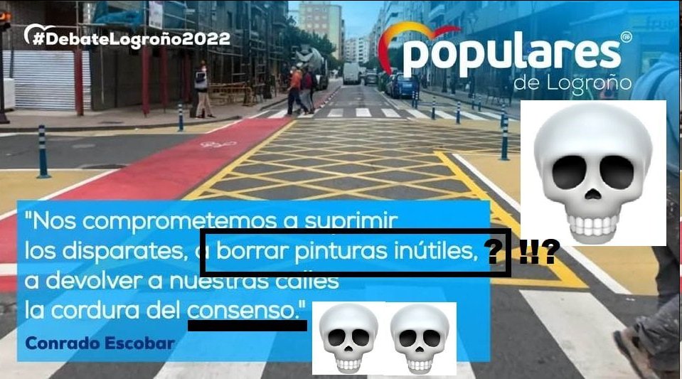 ciudadanabici's tweet photo. @NueveCuatroUno Dos noticias que juntas se entienden mejor.
Gracias de nuevo a @angelandres23, @conrado_escobar  😡😠🤬
La eliminación de medidas de seguridad y la destrucción ilegal de infraestructuras "europeas" para la movilidad sostenible en #Logroño cuesta vidas.🚳💀
https://t.co/fOcCw27zB8 https://t.co/YglYkD9Llk