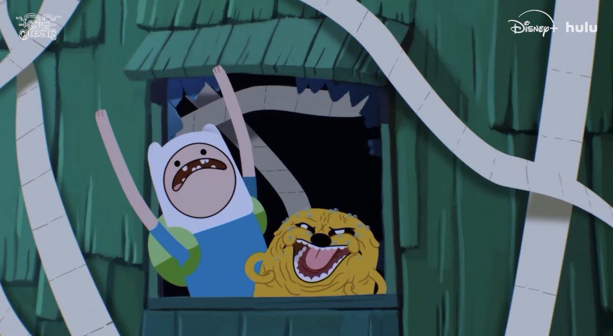 ToonHive's tweet photo. First look at ‘Adventure Time: Side Quests.’

The prequel series follows Finn's early childhood on monster-fighting adventures with Jake.

Out June 29th on Hulu. https://t.co/d2NnVgs2Bv