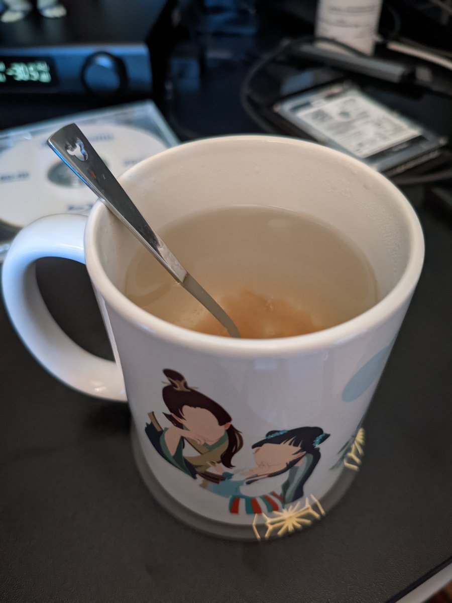 blindrezo's tweet photo. Made myself some yuzu tea in my new Kusuriya no Hitorigoto mug. Thanks @minakokarahashi !☺️ https://t.co/WUXXTKy7BO