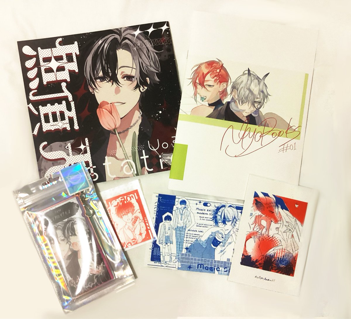 360Sasu's tweet photo. コミティア戦利品！！
初めて行って不安だったけどちょー楽しかった！！！
売り子も楽しかったし！！
みんなの見て自分もやりたい欲めっちゃ刺激されました！！

みなさまお疲れ様です！！ https://t.co/F6h4LdsLFW