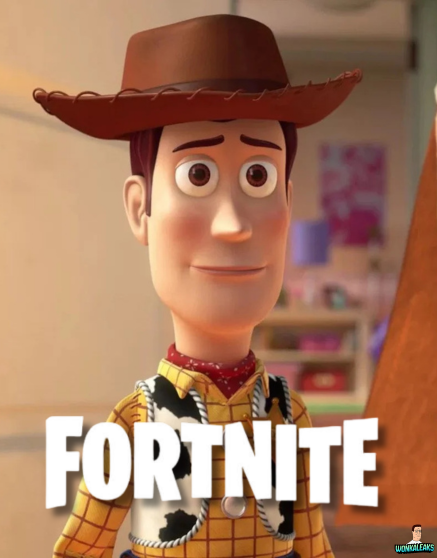 ManNamedWonka's tweet photo. WOODY X FORTNITE - ENCRYPTED RIGHT NOW  

 Confirmed Cosmetics: 
 - Skin 
- BackBling 
- Pickaxe 
- Glider 
- Emote 
- Wrap  

(Via Me and @ClarkLeakss) https://t.co/aJUhw2cu3B