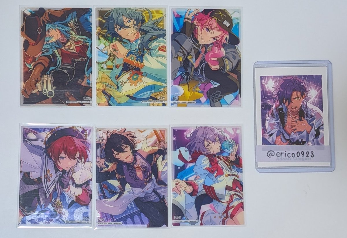 erico0923's tweet photo. @no_TL 【交換】あんスタ クリアカード4 クリカ
譲:
SP渉 ニキ こはく 司 凛月 ユメ
N渉 弓弦 桃李 奏汰 マヨイ燐音 ニキ 創 友也 司 泉2 

求:
SP晃牙
Nつむぎ1(友人分)
Nは上記決まり次第同異種交換
晃牙 アドニス
詳細は画像3
郵送2枚〜(他取引含可)※SP晃牙は1枚で交換OK
よろしくお願いいたします https://t.co/KsBHKfPOwe