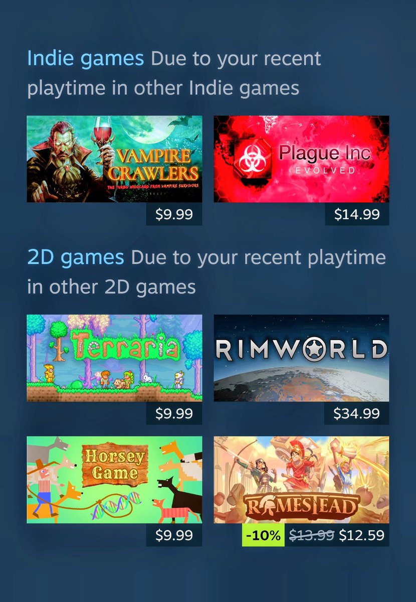raijin_games's tweet photo. With Steam's new announcement on June 4th, discoverability is becoming more personalized than ever.
The new homepage has personalized release calendars, updated recommendations, discovery queue changes, and tag overhauls, Steam is doubling down on showing players their next game. https://t.co/leRg1xWdW1