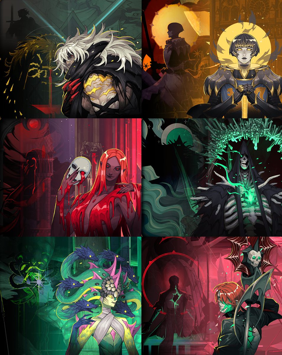 alucarddaily's tweet photo. Castlevania: Belmont's Curse bosses + arcana art 🦇 https://t.co/UF2Oo9JQvl