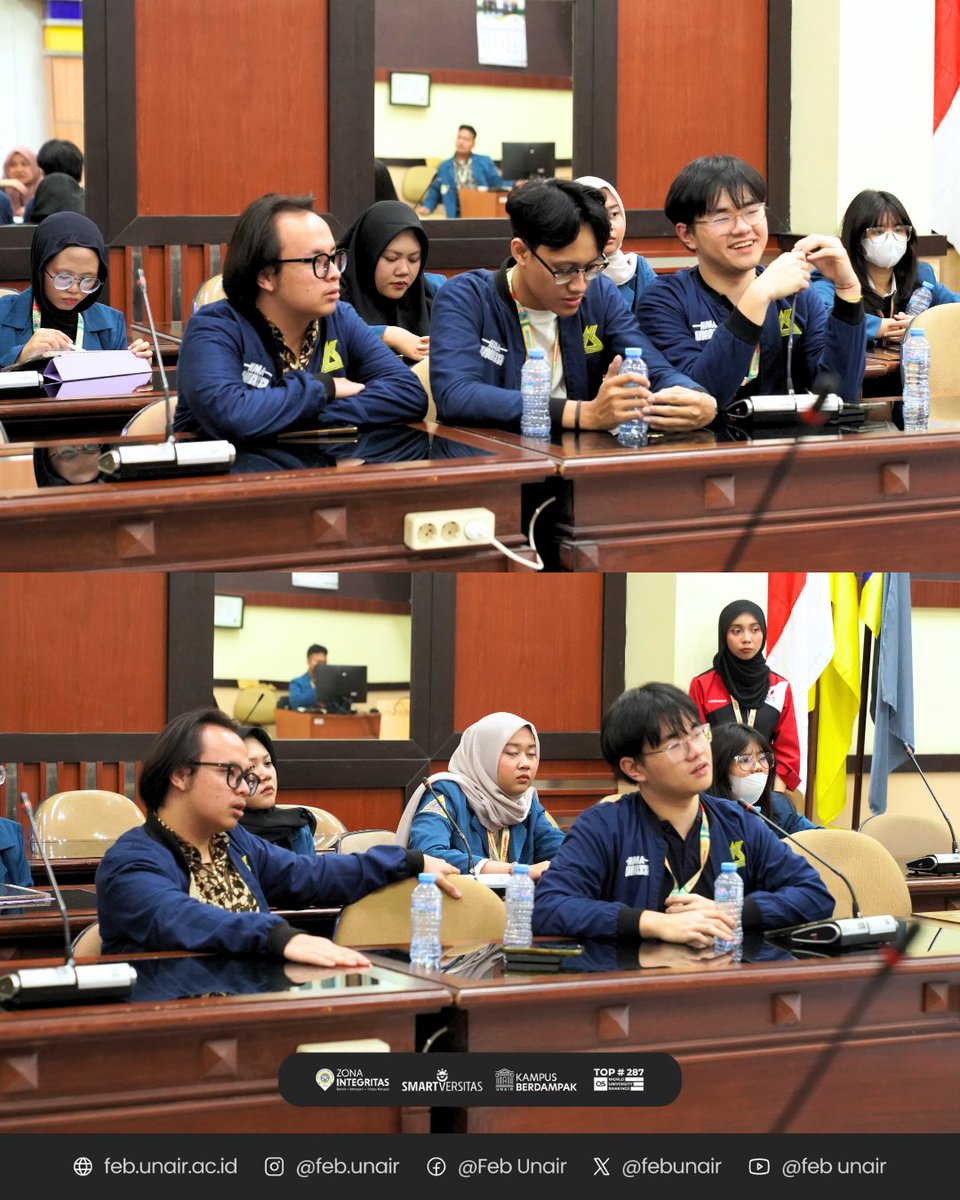 febunair's tweet photo. Sebagai bagian dari rangkaian SMART-ACE Programme 2026 yang berlangsung pada 8–13 Juni 2026, FEB UNAIR kembali memperkuat atmosfer akademik internasional melalui Guest Lecture dan Collaborative Teaching bersama akademisi Universiti Teknologi MARA (UiTM) Johor, Malaysia. https://t.co/VAppnMqTaZ