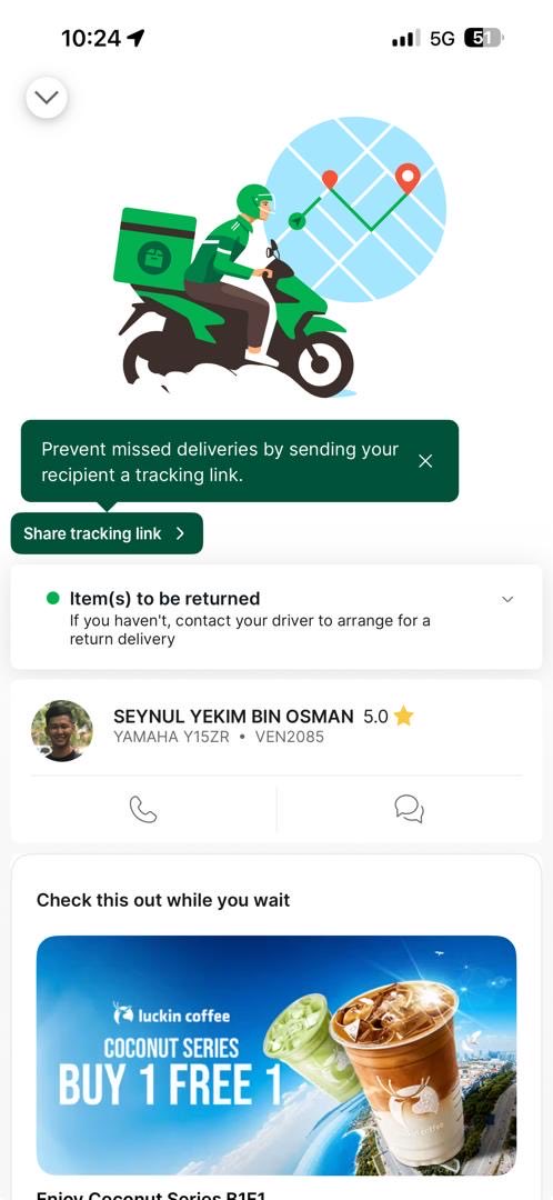 RohanTankaraj's tweet photo. @GrabMY Such a bad experience with grab rider. We ordered food at tandoori hub in ampang and booked a rider to pick it up and sent to us. The rider later said he arrived at the lobby, we went down but the rider was not there. He didn’t leave the food at the table at lobby area https://t.co/kLq7FwS6a7