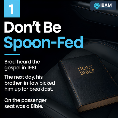 ibamtoday's tweet photo. Brad’s story starts in 1981, when he heard the gospel for the first time and responded to it.
⁣
It was not just a gift. It came with a charge: don’t become a spoon-fed Christian. Open the Word daily. Learn to feed on it.⁣

#Christianbusinessleadership 

https://t.co/CIxeaK213Q https://t.co/92VdBDVxCE