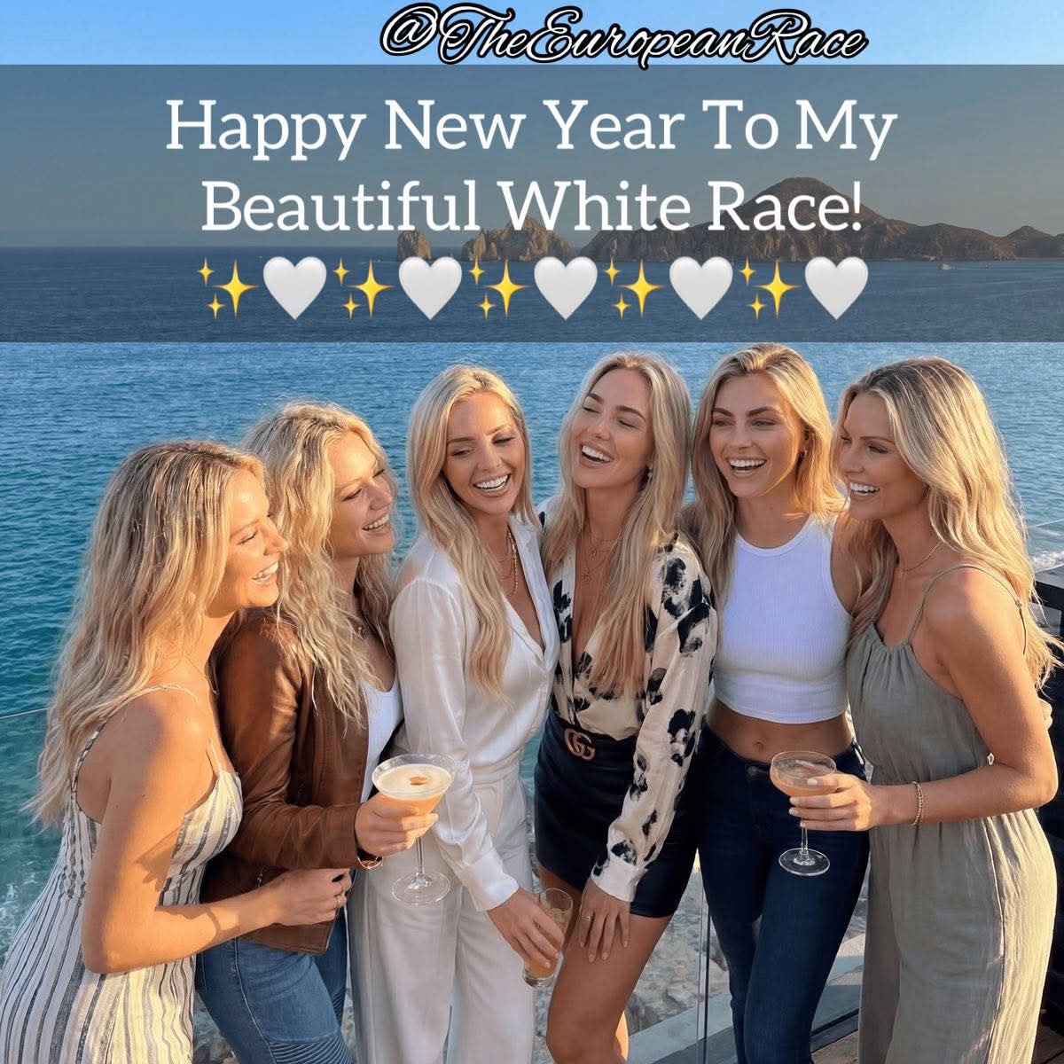 longliveeurope_'s tweet photo. Happy New Year for this year &amp; the next &amp; the year after that...To My Beautiful White Race! 😍😘❤️✨✨✨✨✨ EuropeanRace https://t.co/xuzgCe9s4F