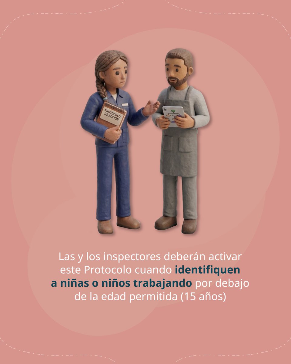 STPS_mx's tweet photo. Te invitamos a conocer el Protocolo de Inspección para Prevenir y Erradicar el #TrabajoInfantil y Proteger el Trabajo Adolescente en Edad Permitida. 👷🏾‍♀️👷🏾📋

👉🏾 Descárgalo aquí: https://t.co/8EwYs9Icip https://t.co/Lonb4ol1Px